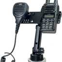 Lido Cup Holder Mount with Height Adjustment and Mic Holder for Anytone BaoFeng Icom Kenwood Yaesu Wouxon HT's