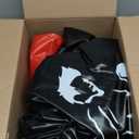 QPAU Kids Punching Bag Toy with Boxing Gloves, 66 Inch Larger Stable Kids Inflatable Boxing Bag Set, Gifts for Boys & Girls Age 6-12, for Practicing Karate, Taekwondo, MMA (Black&Red)