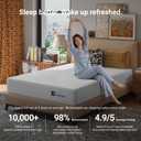 Avenco 8 Inch Twin Size Gel Memory Foam Mattress, Cooling Breathable Open-Cell Foam, Pressure Relief & Spine Support, Removable Washable Cover, CertiPUR-US Certified, Mattress in a Box for Cool Sleep