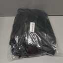 Nasitos 2 Pack Black Tablecloth 6 Foot-Open Back Fitted Tablecloth Rectangle Table, Washable Fabric Trade Show Table Cover for Craft Show, Display, Parties, Wedding, Events