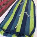 CHARMELEON Cotton Hammock for Patio, Portable Striped Hammock for Outdoor & Indoor Use