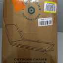 Honeycomb Outdoor Chaise, 22.5" W x 70" L, Cabana Stripe Blue & White Patio Cushion