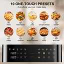 13QT Vertical Compact Dual Basket Air Fryers with Viewing Window, 4.5+8.5Quart