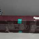 Wireless Keyboard and Mouse Combos, Retro Keyboard and Mouse Wireless Full Size, 2.4Ghz Connection and Optical Mouse for Windows, Mac, PC, Laptop for Home and Office (Purple-Black)