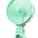 AaoLin USB Desk Fan, Small Fans with CVT Variable Speeds, Strong Cooling Airflow, Quiet Portable, Desktop Mini Personal Table Fan for Room, Home, Office, Bedroom, Green