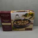 Anolon Advanced Home Hard Anodized Nonstick Saut Pan with Helper Handle and Lid, 5 Quart - Moonstone