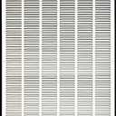 HVAC Premium 32'' x 34'' [Duct Opening] Flat Stamped Steel Return Air Grille - Sidewall and Ceiling - HVAC Vent Duct Cover - White [Outer Dimensions: 33.75''w X 35.75''h]