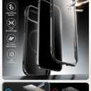 3 x i-Blason for iPhone Air Case MagSafe with Stand [9H Tempered Glass Screen Protector] [Camera Control Button] Military-Grade Protection Full-Body Heavy Duty Magnetic Case for iPhone 17 Air 6.5'', Black