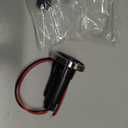 Universal Boat Bow Navigation Light Socket Base with 2 Prong Locking Neck Round