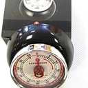 Zassenhaus Magnetic Retro Kitchen Timer, Classic Mechanical Cooking Timer (Black)