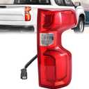 LED Tail Light Assembly Compatible with 2019-2024 Chevy Silverado 1500 2500HD 3500HD LTZ RST High Country ZR2, Right Side Taillight with Bulb and Harness (Fits Factory LED Models ONLY)
