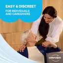 WaterWipes Sensitive Whole Body Cleansing Wipes, 99.9% Purified Water, XL Textured Wipes, Incontinence Care, Fragrance Free, 90 Count (30 Count (Pack of 3))