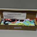 Closet Organizers and Storage,College Dorm Room Essentials,Pack of 6 Multifunctional Organizer Magic Space Saving Hangers with 9 Holes Storage Organization for Wardrobe Closet (Multicolor)