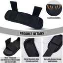 2 Pack Black Shoulder Strap Pad,Backpack Strap Pads,Removable Luggage Bags Shoulder Strap Pads,Pads Fastener Cushions for Bag Backpack Satchel