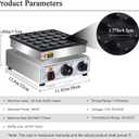 Commercial 25-Cup Mini Pancake Maker,Dutch Pancake Machine