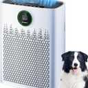 Air Purifiers for Home Large Room, with Smart Mode, Cover Up to 2200 Ft, PM2.5 Air Quality Display, 22dB Sleep Mode, Aromatherapy with 2X-Purification & 360Air Outlet, HAP603, Blueish White