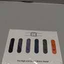 6 Pack Sport Bands for Apple Watch Ultra/3/2 Band 49mm 46mm 45mm 44mm 42mm 41mm 40mm 38mm iWatch Bands for Men Women,Waterproof Silicone Strap Wristband for Apple Watch Series 11 10 9 8 7 6 5 4 SE 3/2 (01-Black/Dark Grey/Blue Grey/Orange/Army Green/Navy Blue)