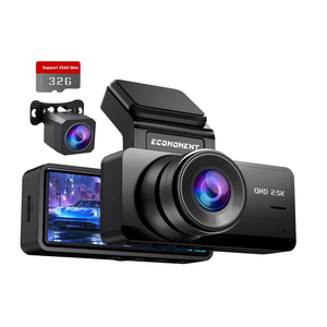 Dash Cam Front and Rear, Ecomoment 4K+1080P Dual Dash Camera for Cars, Built-in WiFi GPS Dashboard Camera, 2.4" IPS Screen Dashcam, 170Â° Wide, Night Vision, WDR, G-Sensor, 32GB SD Card Included