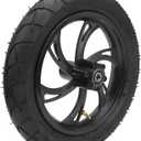 12in Electric Scooter Wheel, Scooter Tire with Wheel Hub Rubber Tyre Replacement 12 1/2X2 1/4