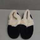 Evshine Women's Fuzzy Memory Foam Slippers, Closed Back Knit Bedroom Slippers, Slip-On Warm House Shoes for Indoor & Outdoor Comfort, Size 36-37