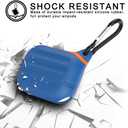 for AirPods Pro Case, Waterproof Silicone Cover for 2nd Generation | Waterproof Protection | Portable | for USB-C/Wireless | Anti-Lost | One piece | Blue