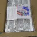 RULA Drink Organizer for Fridge, Self-Pushing Soda Can Dispenser for Refrigerator, Width Adjustable Beverage Pusher Glide - Holds up to 25 Cans (15" D, 5 Rows)