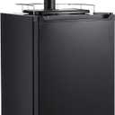 PioneerWorks Beer Kegerator, Single Tap Draft Beer Dispenser, Full Size Stainless Steel Keg Refrigerator With Drip Tray, CO2 Cylinder, 32F- 50F Temperature Control