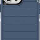 OtterBox Defender Series Screenless Edition Case for iPhone 13 Pro Max & iPhone 12 Pro Max (Only) - Case Only - Microbial Defense Protection - Non-Retail Packaging - Fort Blue