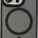 Frosted Translucent Black for iPhone 14 Pro - Impact Resistant and with Magnets