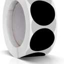 Black Dot Stickers 20 Pcs