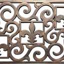 A1 Home Collections Doormat First Impression Rubber Grill Hand Finished Unique Doormat 18 X 30 for Outdoor Entrance, Welcome Mats for Front Door Indoor Non-Slip Backing