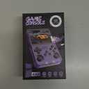 R36S Retro Handheld Game Console, 64GB Builtin Games, Save & Load Function, 3.5" IPS Screen, Portable Emulator Gaming Console for Travel, Adults & Nostalgic Players (Purple R36s 3.5")