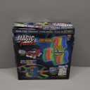 Ontel Magic Tracks 10 Foot Glow In The Dark Bendable Flexible Racetrack with LED Light-Up Race Car, Educational Playset Birthday Gift for Ages 3+