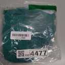 Fanuerg Women's Ribbed Bikini Sets Scoop Neck Cheeky Swimsuit Textured Two Piece Bathing Suit (Medium, Blue Green)