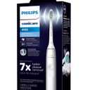 Philips Sonicare 4100 Rechargeable Electric Toothbrush, with Pressure Sensor, 2 Intensity Settings, SmarTimer and QuadPacer, 14-Day Battery Life, White, Model HX3681/23