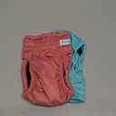 Paw Legend Washable Reusable Female Dog Period Diapers for Heat Doggie Puppy Diapers for Female Dogs (2 Pack,X-Small) (X-Small (8"-11.5" Waist), Cheerful (Black Lining))