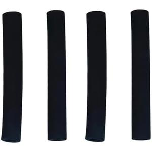 4Pcs Black Baby Stroller Handle Cover Push Tube Cart Sleeve Foam Covers Armrest Soft Pr Baby Cart Covers Shopping, Travel Gear