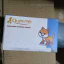 QUMY Dog Shoes for Large Dogs, Medium Dog Boots & Paw Protectors for Winter Snowy Day, Summer Hot Pavement, Water-Resistant in Rainy Weather, Outdoor Walking, Indoor Hardfloors Skid-Resistant Sole (Size: Size 2: 1.9''x2.4''(W*L) (Pack of 4)) 