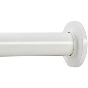 Ivilon Tension Curtain Rod - Spring Tension Rod for Windows or Shower, 24 to 36 Inch. Ivory