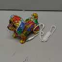 Dachshund Night Light, LED Dog Series Art Light, Cute Pet Themed Stained Resin Table Lamps, Vintage Home Decor, Fun Gift for Dog Lovers (#07, 7.87")