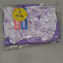 RuffleButts Baby/Toddler Girls Scalloped Long Sleeve Rash Guard 2-Piece UPF50+ Sun Protected Swimsuit (18-24 Months, Wisteria Purple Butterfly Garden Toile)