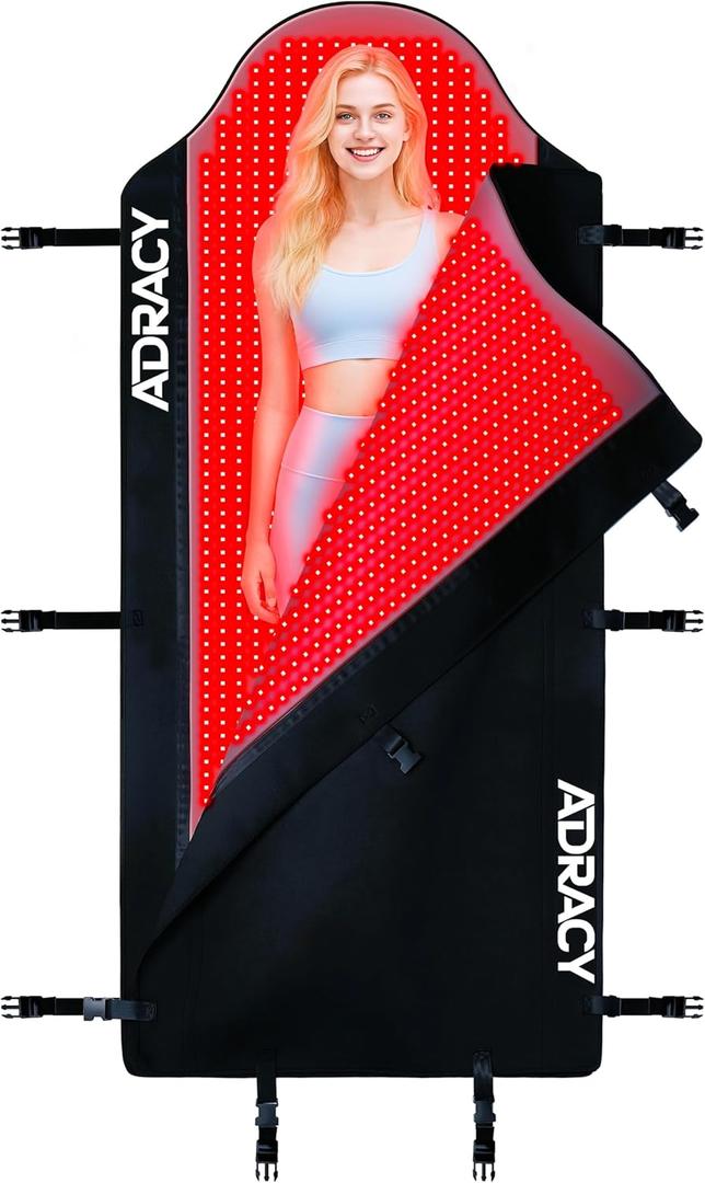 2026 Upgraded Triple-Mode Red Light Therapy Mat for Full Body Pain Relief, FSA&HSA Eligible 72.0" x 33.4" Medical-Grade TPU Infrared Red Light Bed with 2600 Dual-Wave LEDs (Black)
