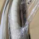 OLIXIS Criss Cross Chair with Wheels Wide Cross Legged Office Desk Vanity Chair Comfy Fabric Armless Adjustable Swivel for Home Computer Task PU Beige