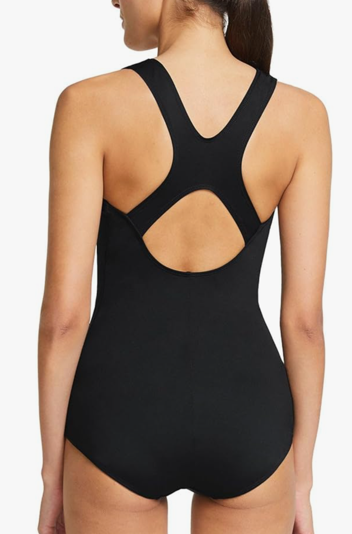 baleaf Women's Racerback Athletic One Piece Modest Bathing Suit L