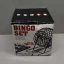 Bingo Game Set with 150 Balls, 8 Metal Bingo Cage with Non-Slip Feet & Storage Bag  Deluxe Bingo Set with 100 Large Print Cards,150 Chips, Master Board for Adults, Seniors & Large Groups