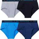 Fruit of the Loom Men's Underwear Briefs, Tag Free & Moisture Wicking, Assorted Color Multipacks (L)