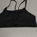 Buauty U Neck Sports Bra for Women, Adjustable Thin Straps Padded Push up Light Support Low Impact Racerback Yoga Bras (X-Large)