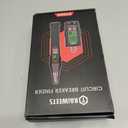 KAIWEETS Circuit Breaker Finder with LCD Display, GFCI Outlet Tester, Electrical Circuit Tracer Tool with NCV Test & Flashlight, Includes Carrying Case and Adapters- KT301P