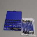 Upgrade Version Magnetic Eye Glass Repairing Kit, Eyeglass Repair Tool Kit with Compact Screw Box Include Nose Pads, Precision Screwdriver Set, Screws, Tweezer for Eyeglass, Sunglass, Spectacles Watch