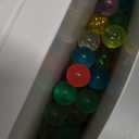 100PCS Colorful Clear Small Bouncy Balls with Gift Box Mixed Colors Bounce Bouncy Balls Party Favors, Carnival Prizes, Birthdays Gift, Easter Gifts (Colorful)